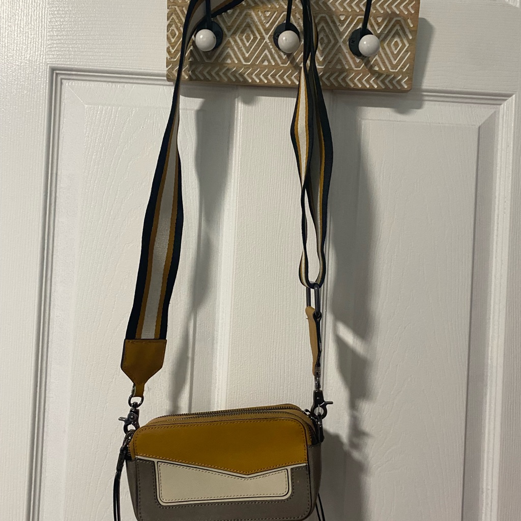 Botkier Truffle Colorblock Cobble Hill Crossbody/Belt Bag.